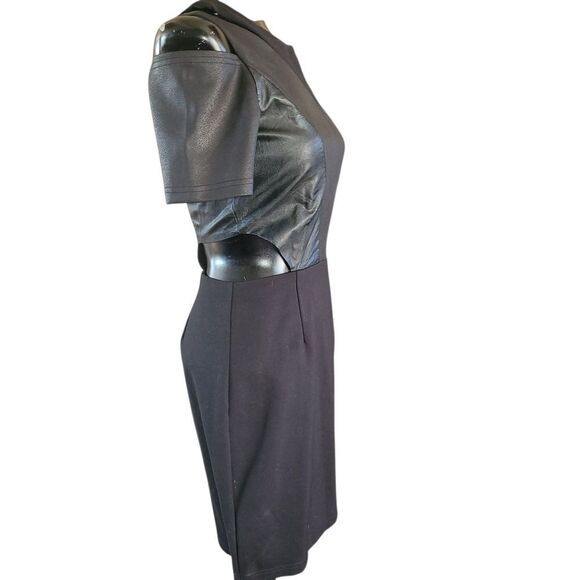 Elegant Black Asymmetrical Dress - Picture 4 of 7